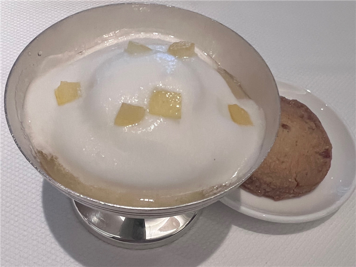 lemon sorbet and shortbread